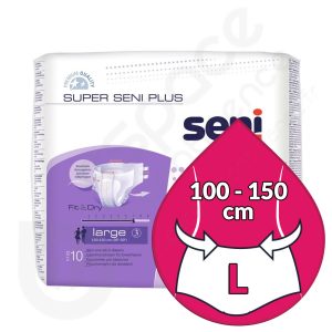 Seni Plus Large 100-150 cm boite 10