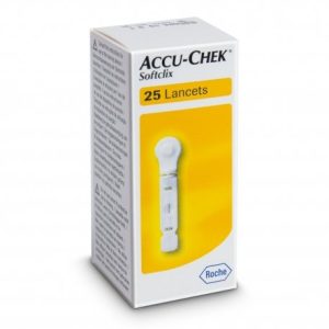 Accu Chek 25 lancets pour glucomètre
