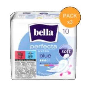 Bella-serviette-hygiénique bleue