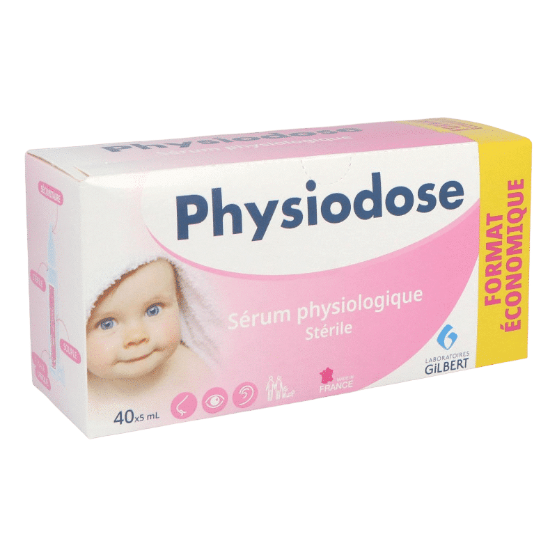 Physiodose serum physiologique bt40