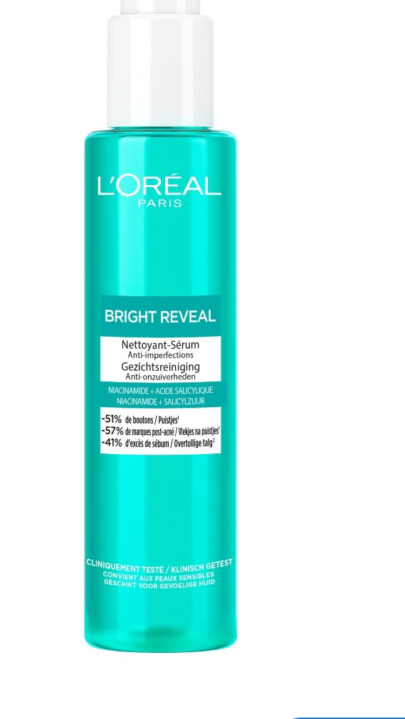 L'Oréal bright reveal sérum nettoyant