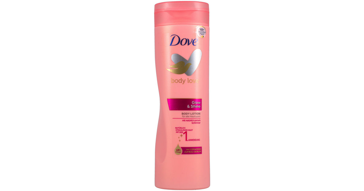 Dove body love glow shine