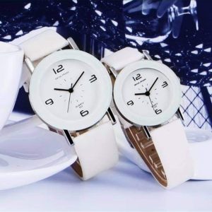 Montre Quartz blanche