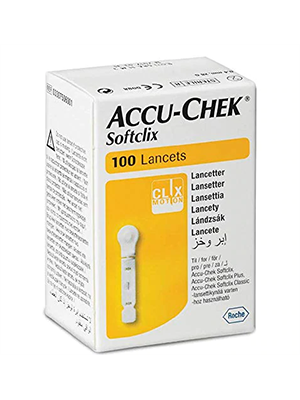 Accu chek lancettes softclix bt100