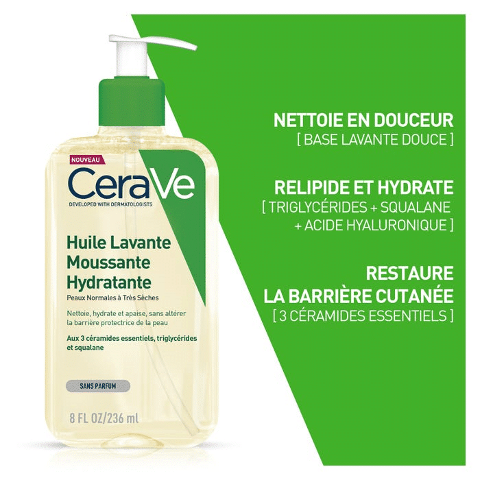 Cerave huile lavante 236 ml