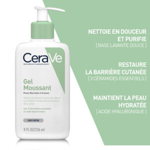 Cerave gel moussant 236ml