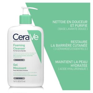 Cerave gel moussant 473ml
