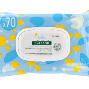 Klorane lingettes bte 70